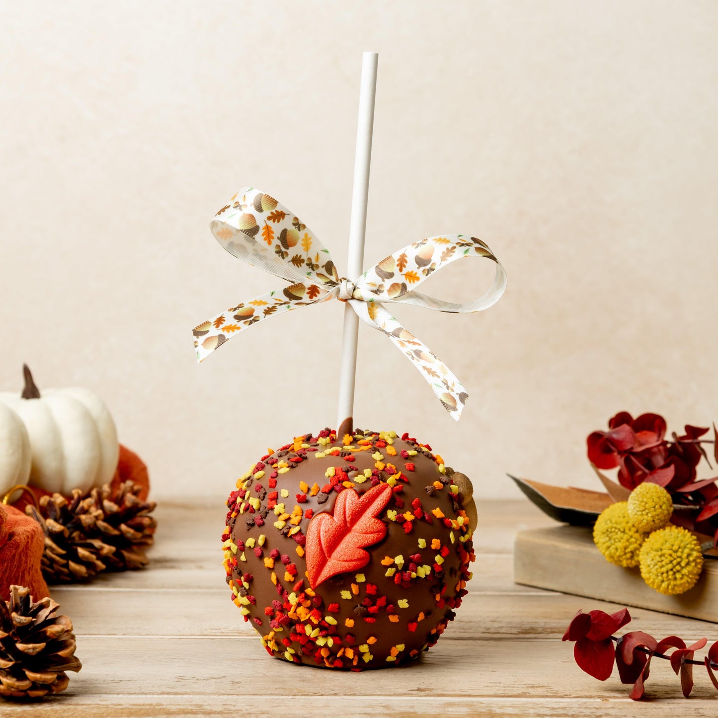 Fall Chocolate Caramel Apple