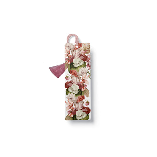 a bookmark with a floral design