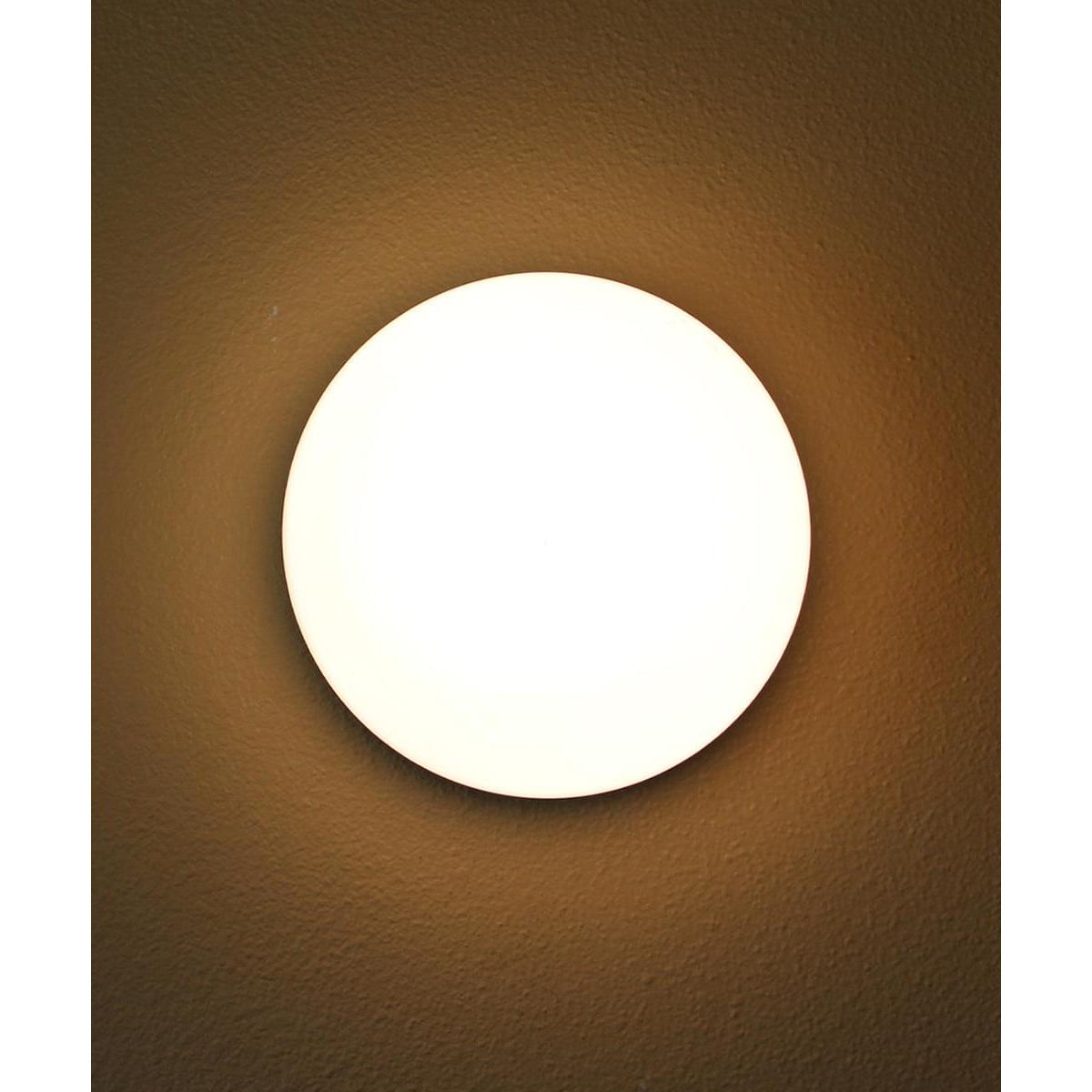 Flux 7"W 1-Light LED Flush Mount Light Fixture Satin Silver Finish by Maxim