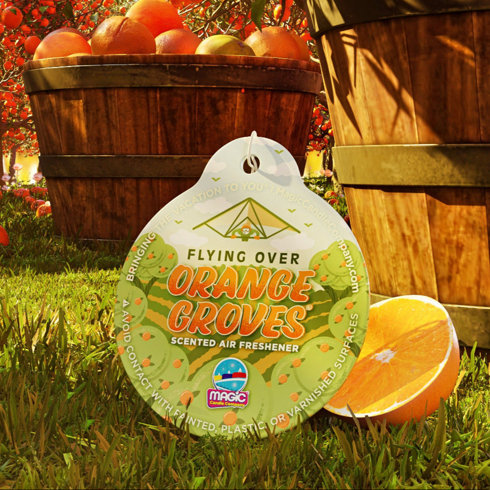 Flying Over Orange Groves®