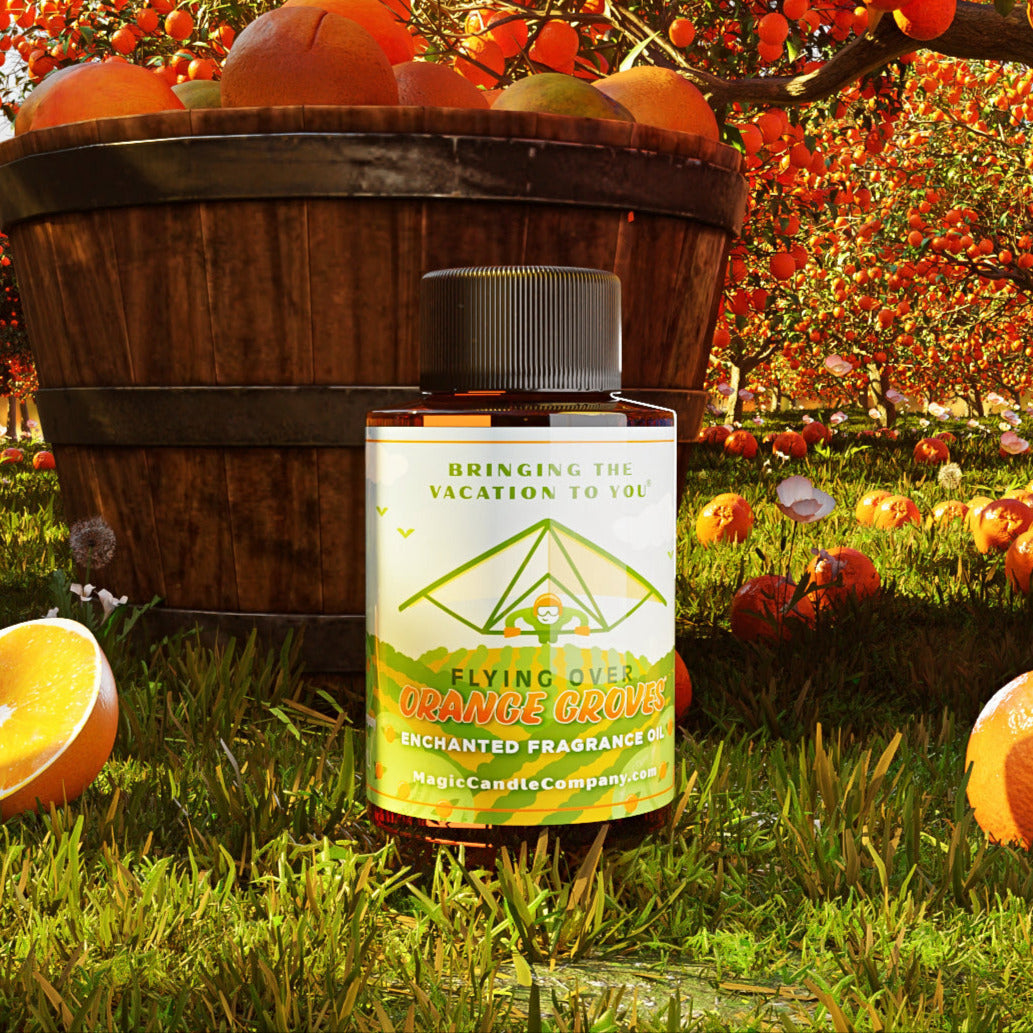 Flying Over Orange Groves®