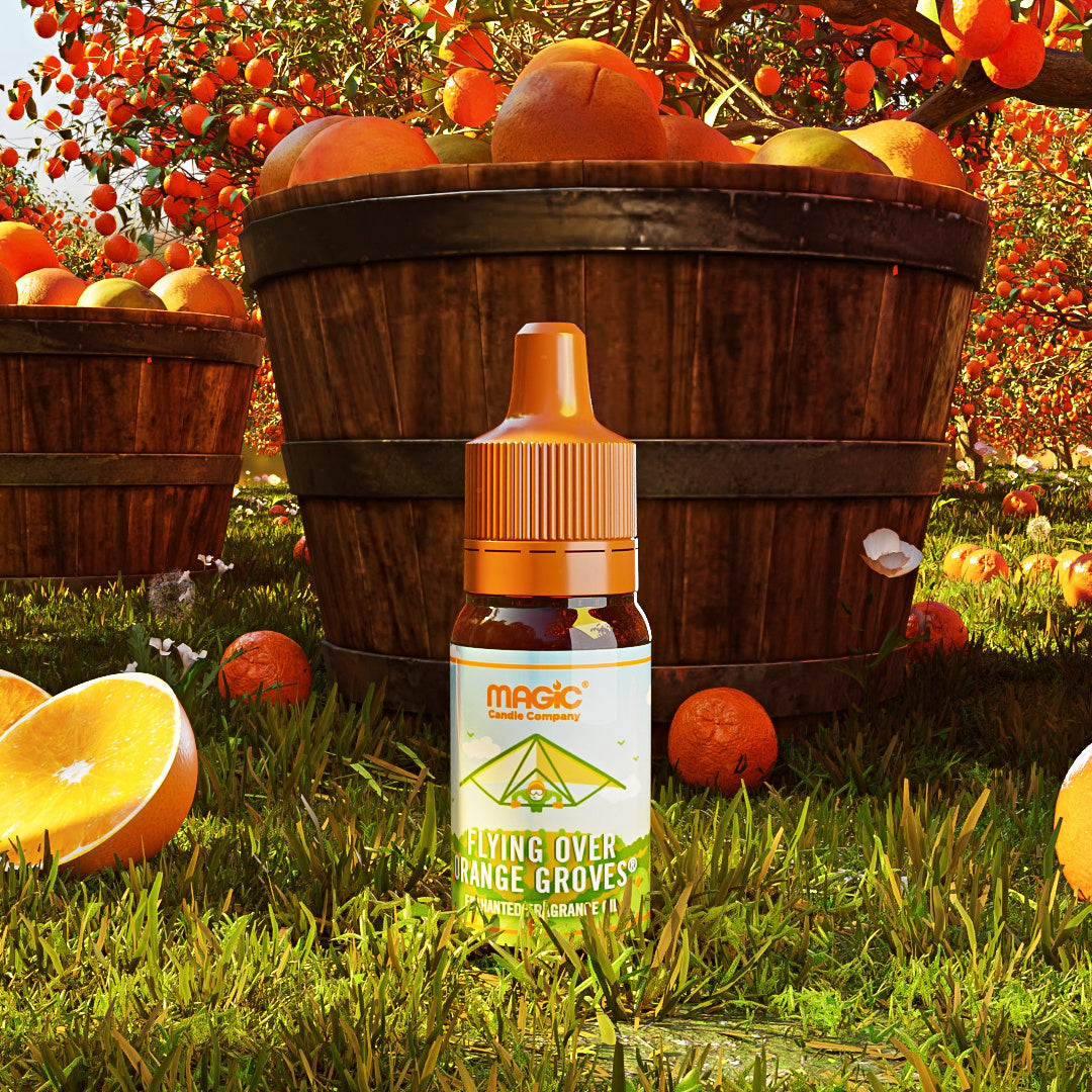 Flying Over Orange Groves®