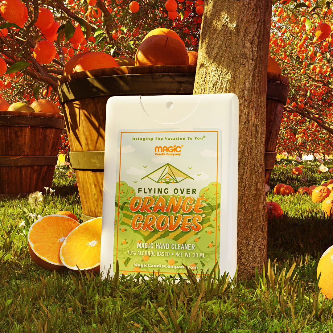 Flying Over Orange Groves®