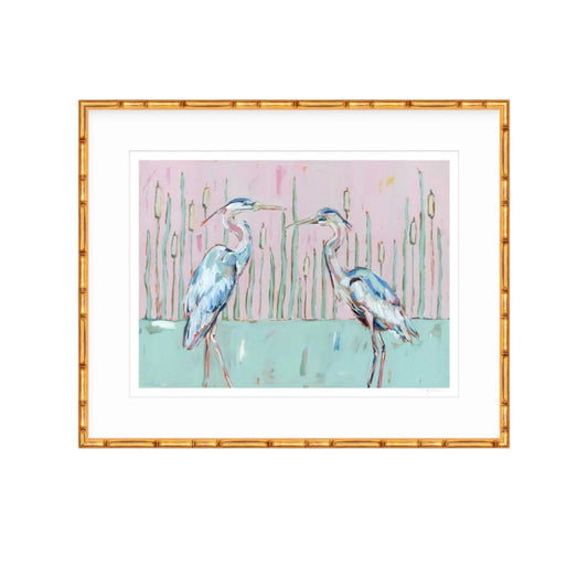 Follow Your Path Blue Herons Fine Art Print