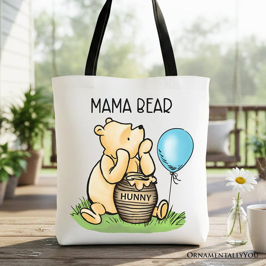 Charming Mama Winnie-the-Pooh Cute Tote Bag, 1926 A.A. Milne Mom Gift Shopper