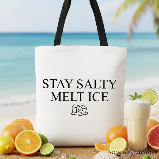 Stay Salty Melt Ice Canvas Tote Bag