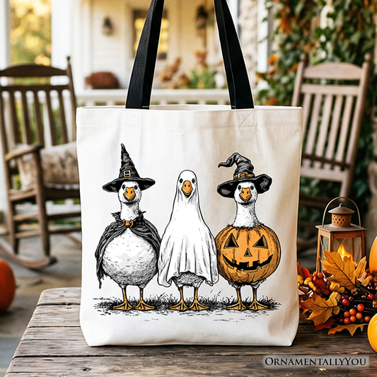 Haunting Honkers Goose Tote Bag, Funny Halloween Costumes Gift Shopper