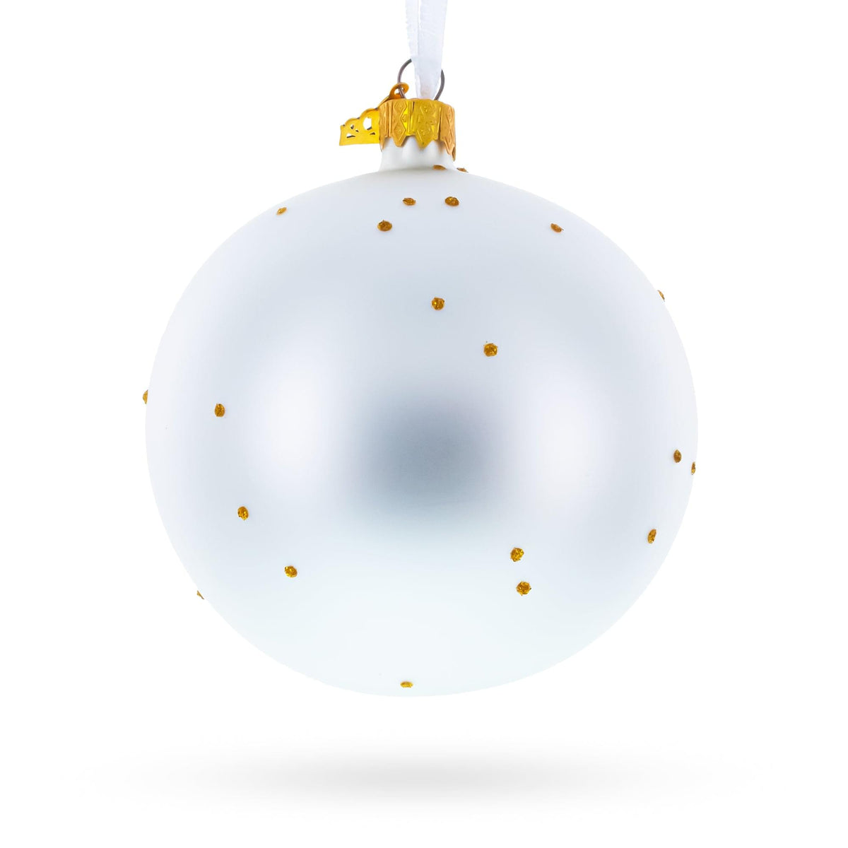France Landmarks and Symbols Glass Ball Christmas Ornament 4 Inches