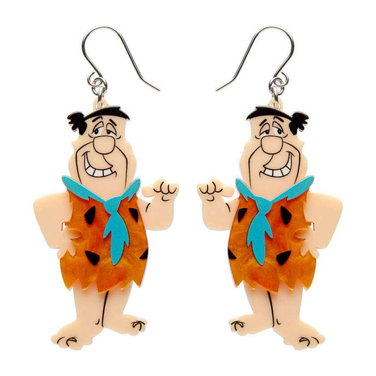 Fred Flintstone Drop Earrings by Erstwilder