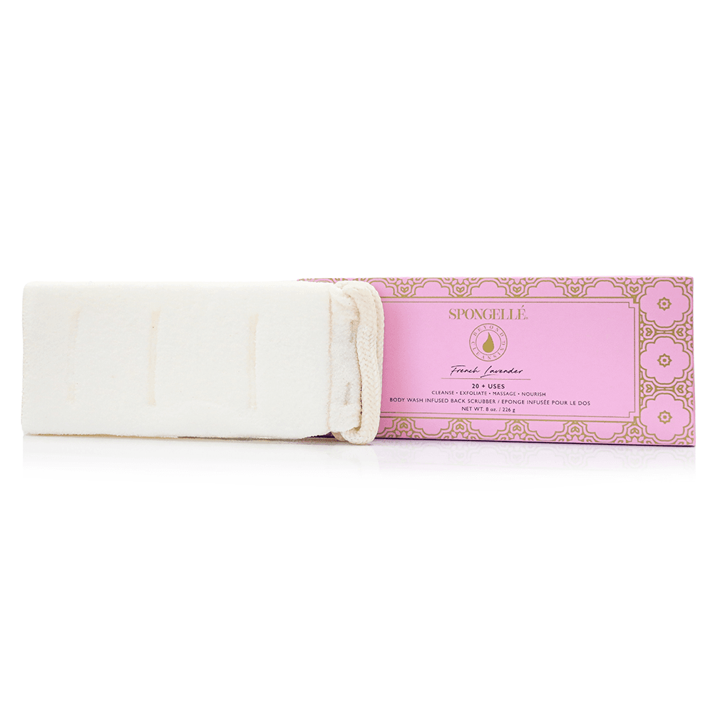French Lavender Body Wash Infused Back Scrubber