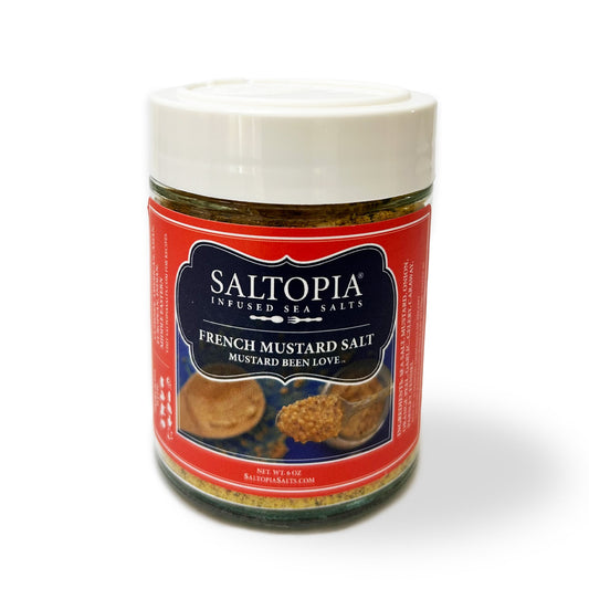 a jar of mustard salt