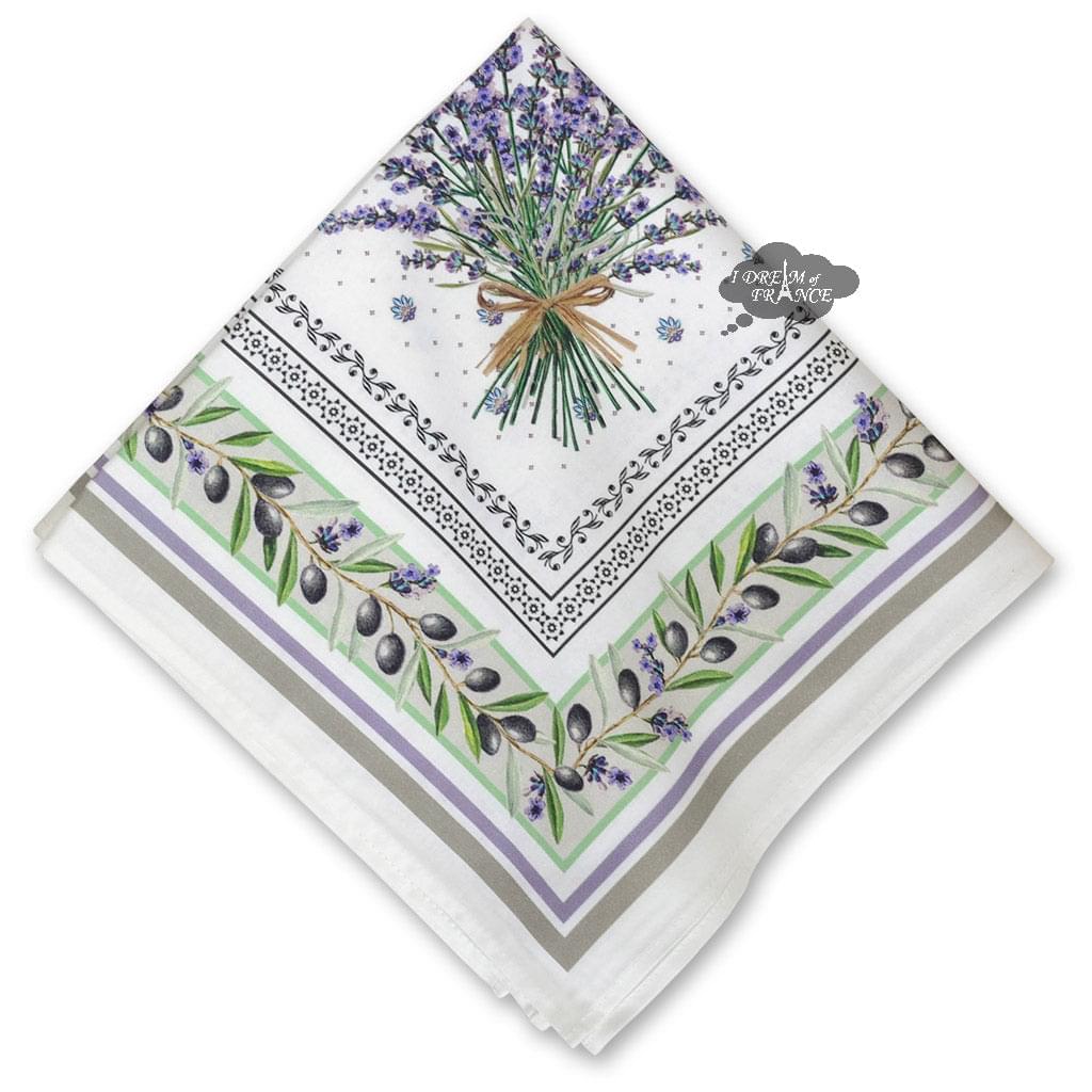 French Provencal napkin - Cotton - Lauris natural | Tissus Toselli