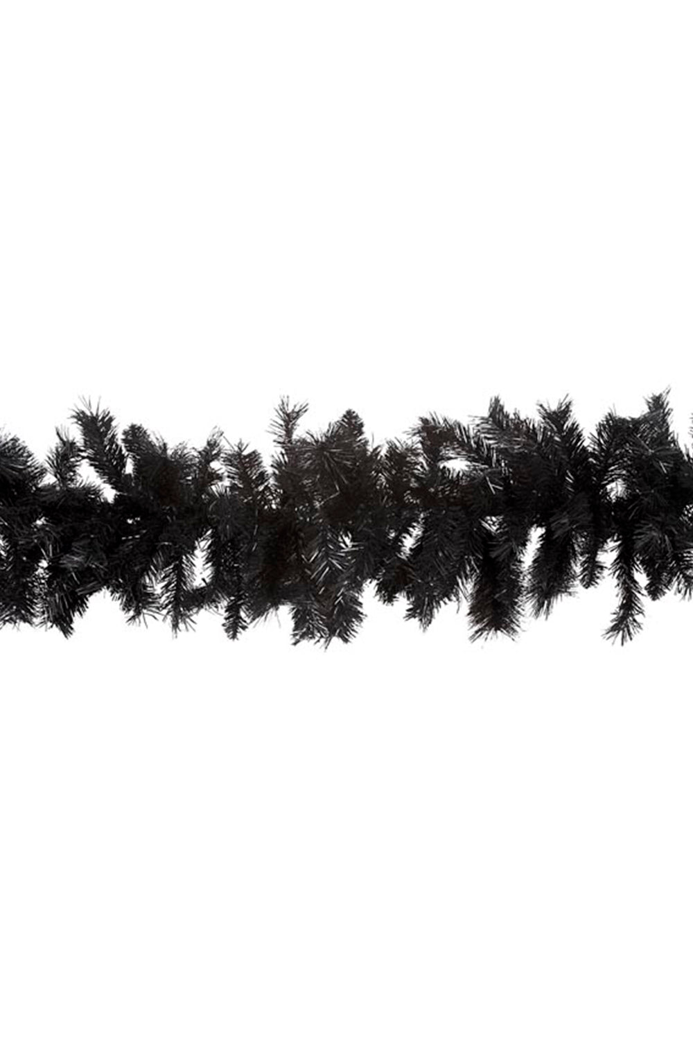 a black garland on a white background