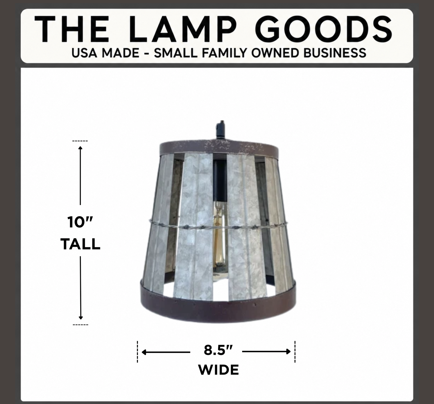 Galvanized Open Weave INDUSTRIAL Pendant Light