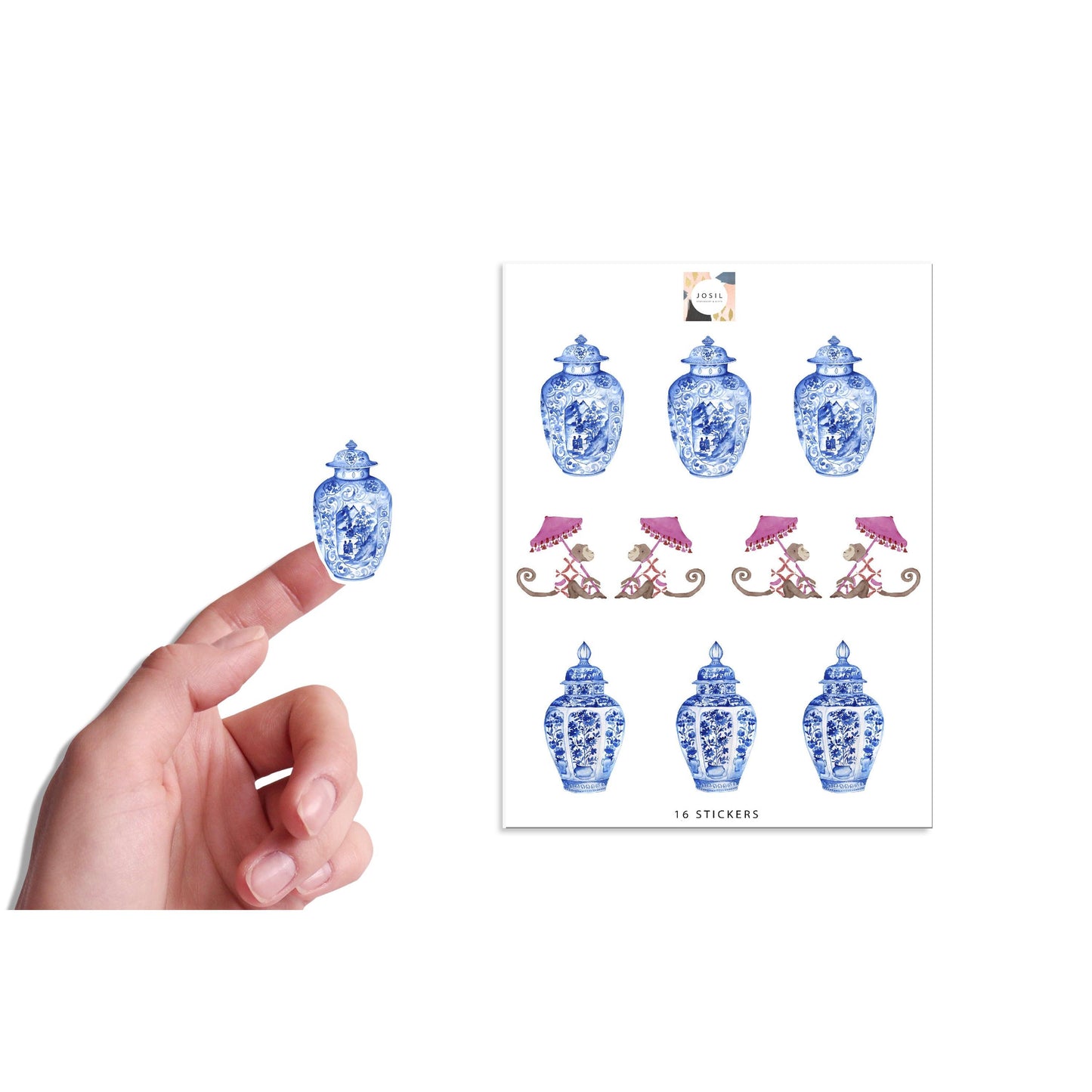 Ginger Jar Stickers