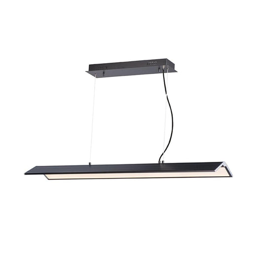 a rectangular light fixture with a cord