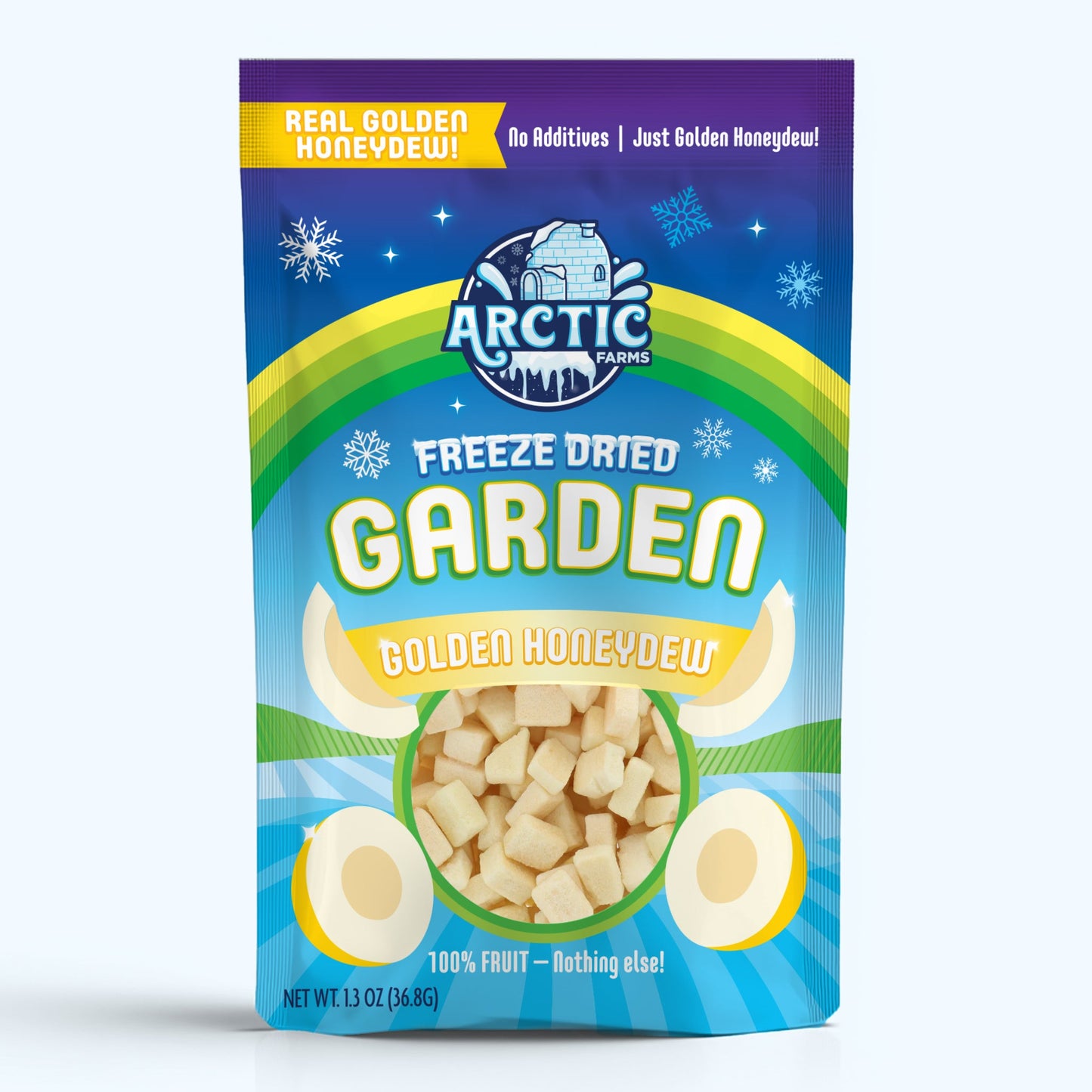 Freeze Dried Golden Honeydew Melon
