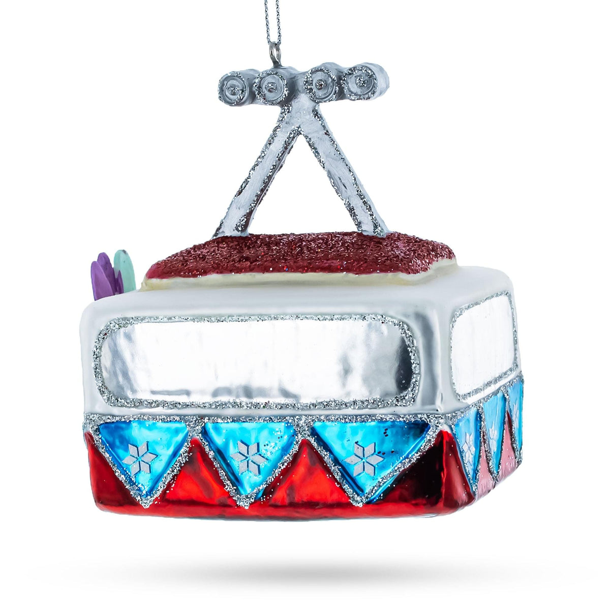 a christmas tree decoration on a white background