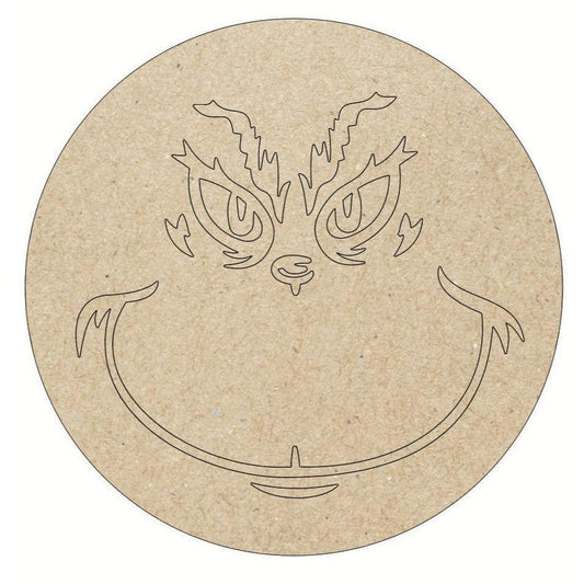 Green Monster Unfinished Wood Blank