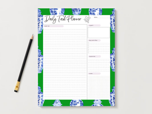 Ginger Jar Daily Planner - Green | Planner by JOSIL Paperie