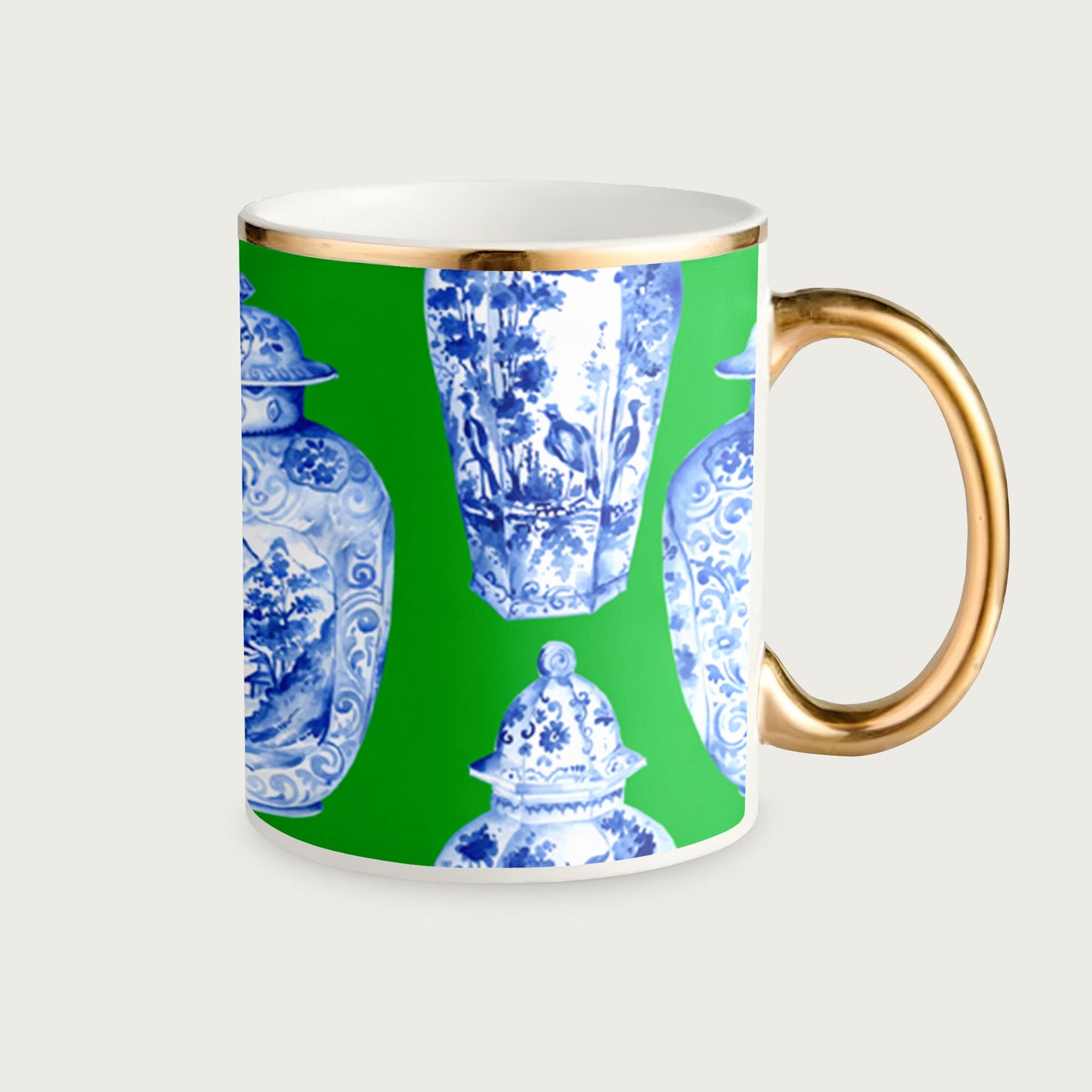 Green Ginger Jar Mug