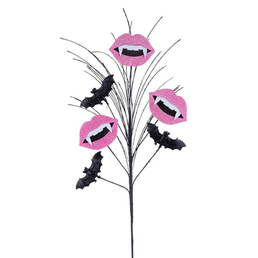28" Vampire Lips and Spray: Hot Pink