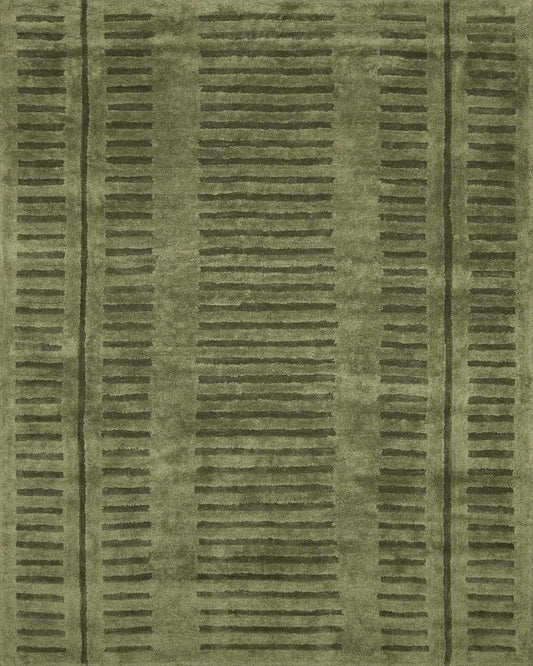 Washable Wool Rug - Green - Clearance