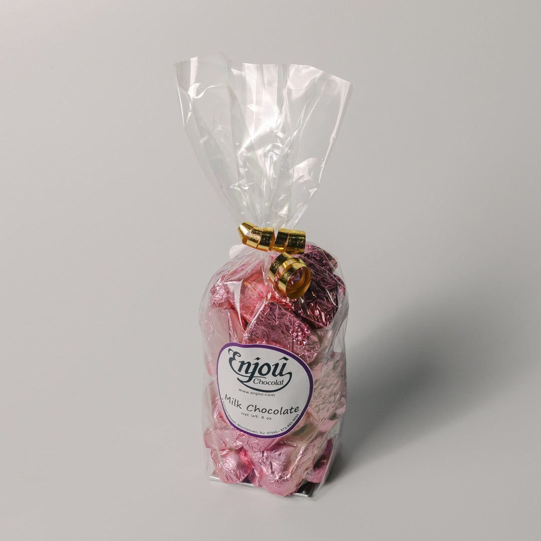 6 oz. of Chocolate Foiled Hearts