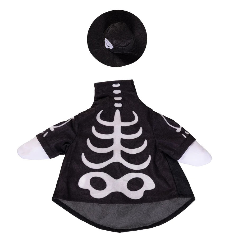 Halloween Glow-in-the-Dark Skeleton Porch Goose Outfit