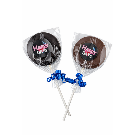 Chocolate Happy Days Record Lolly