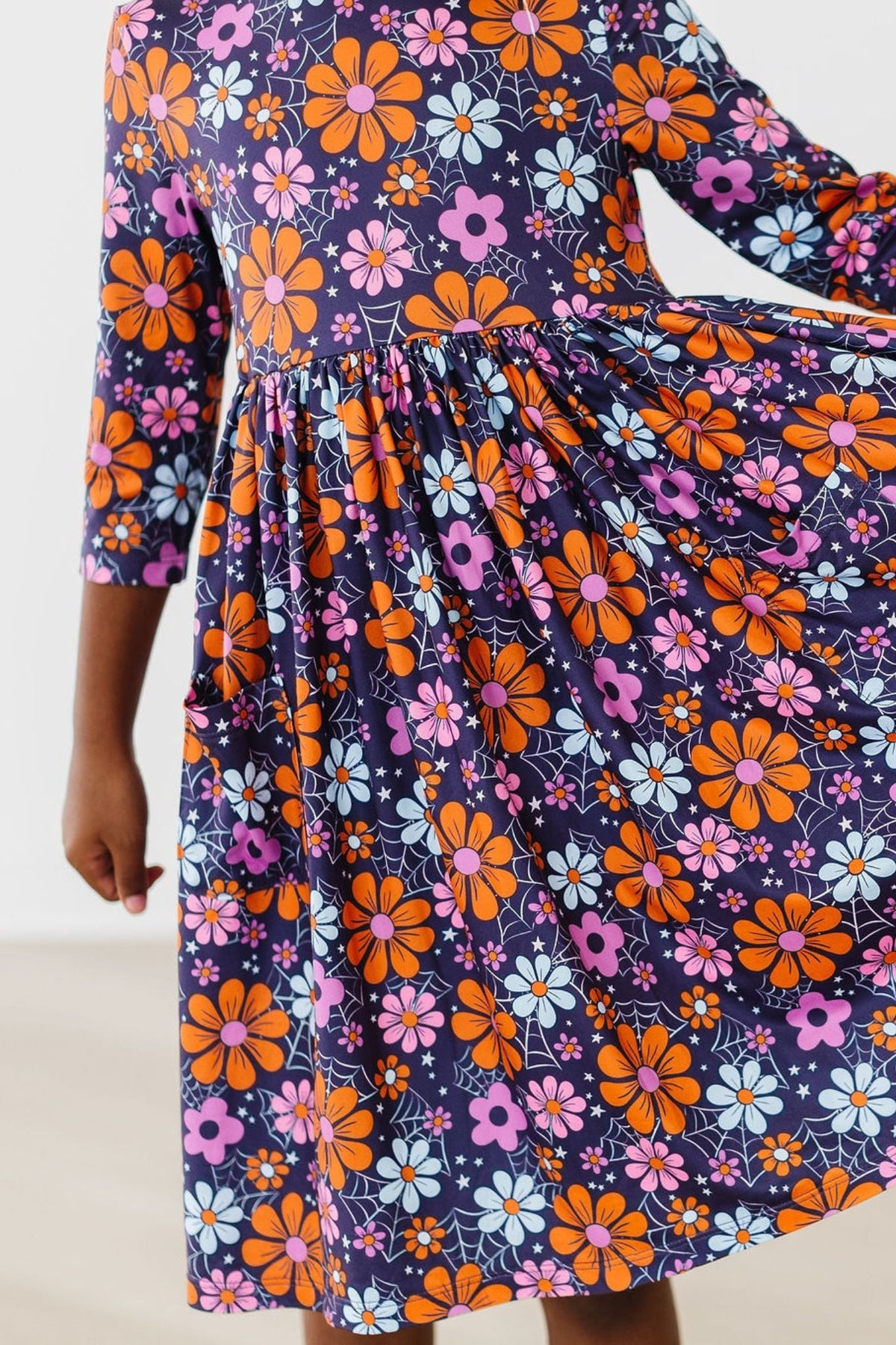 a woman wearing a dress