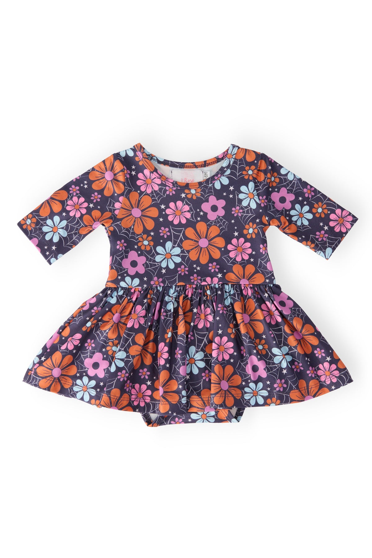 a dress with flowers on it