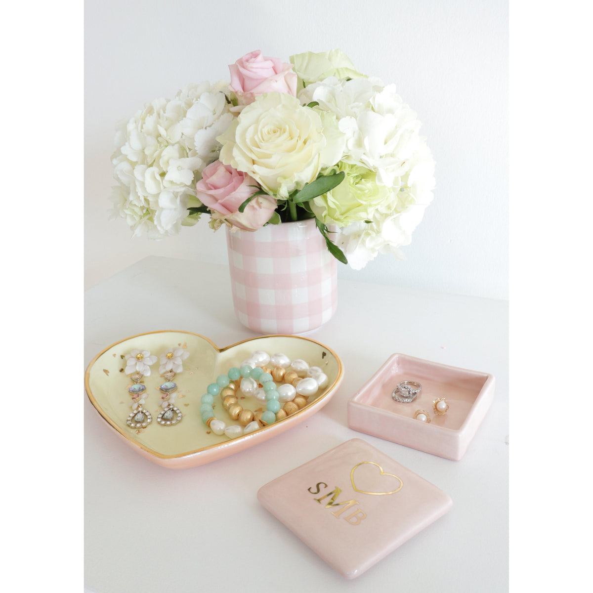 Heart Keepsake Monogrammed Box
