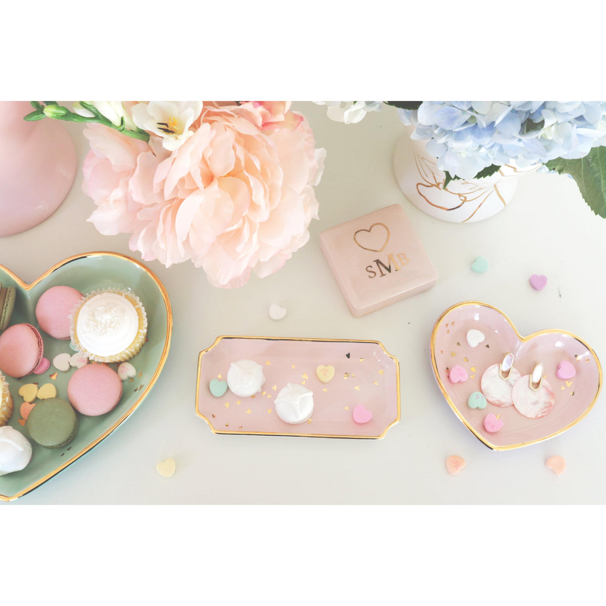 Heart Keepsake Monogrammed Box