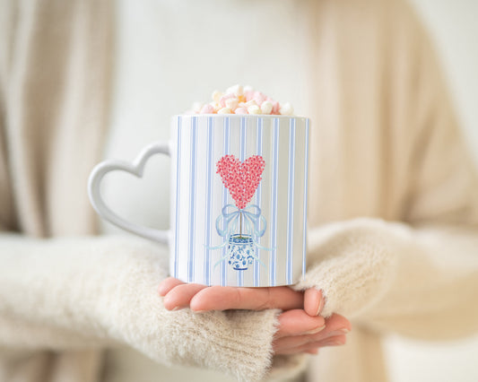 Heart Handle Valentine’s Day Mug