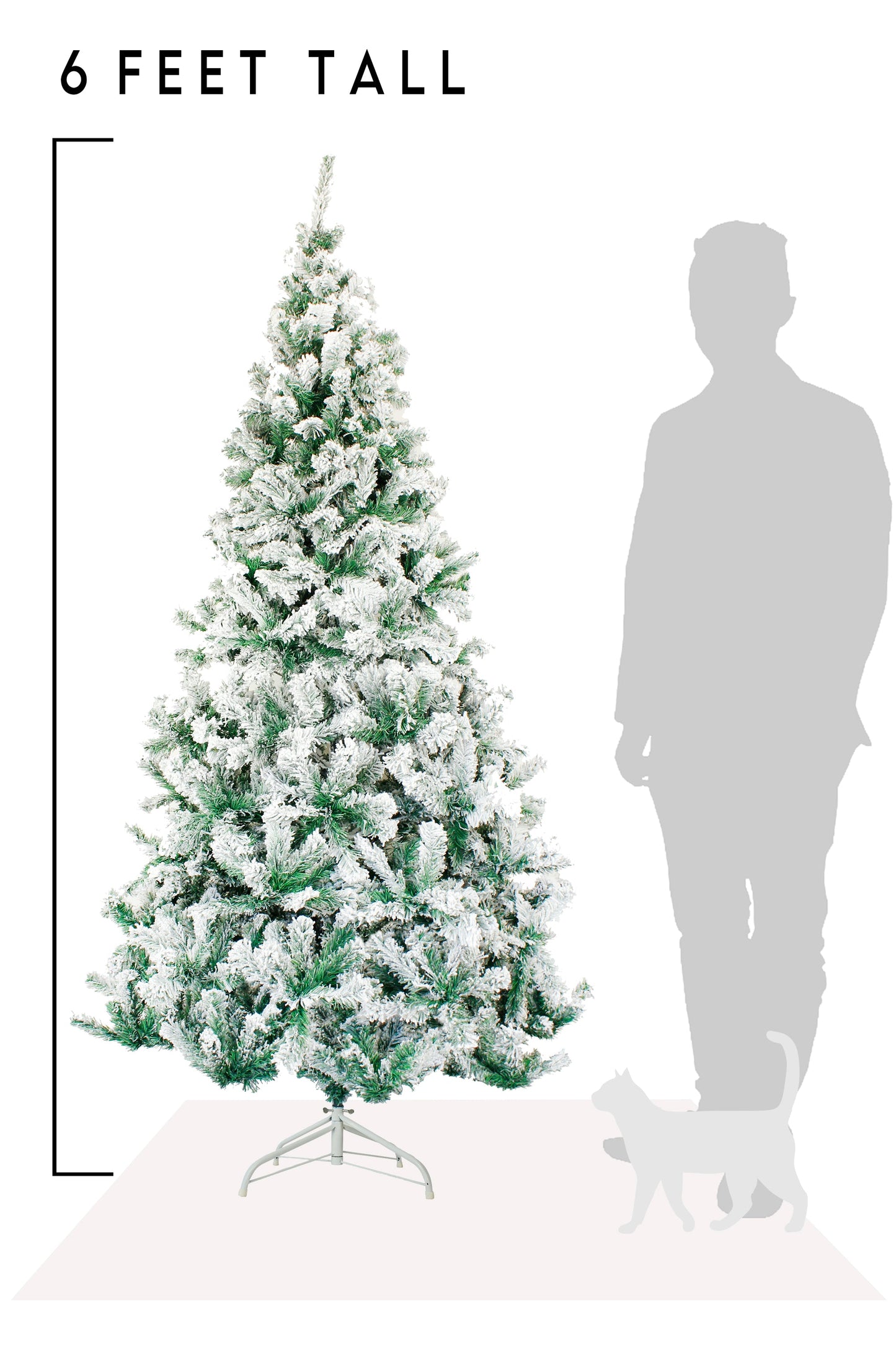 Perfect Holiday Snow Flocked Christmas Tree