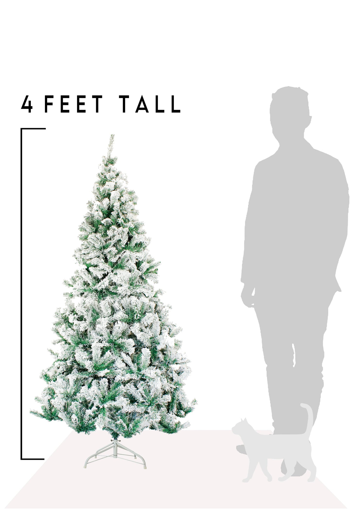 Perfect Holiday Snow Flocked Christmas Tree