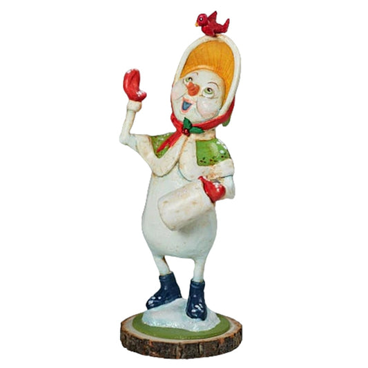 a statue of a snowman
