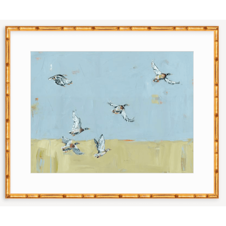 Here We Go Again Ducks Fine Art Print