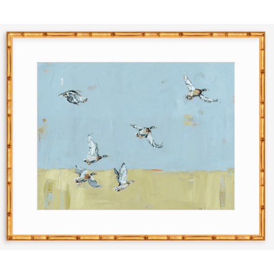 Here We Go Again Ducks Fine Art Print