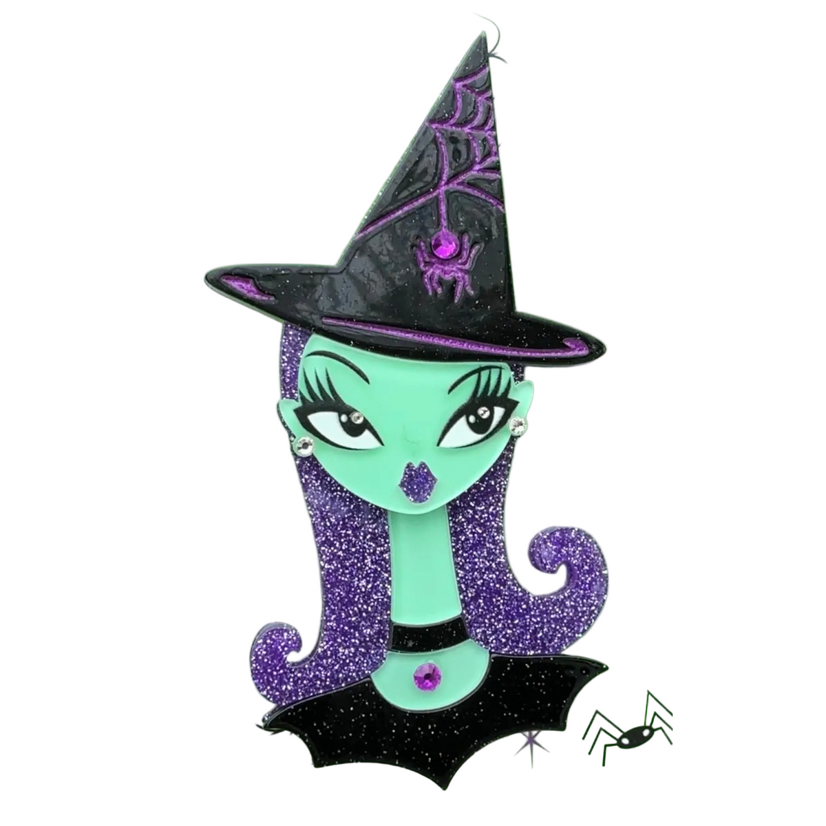 Hex Appeal Spooky Doll Brooch by Miss Fluff x Lipstick & Chrome