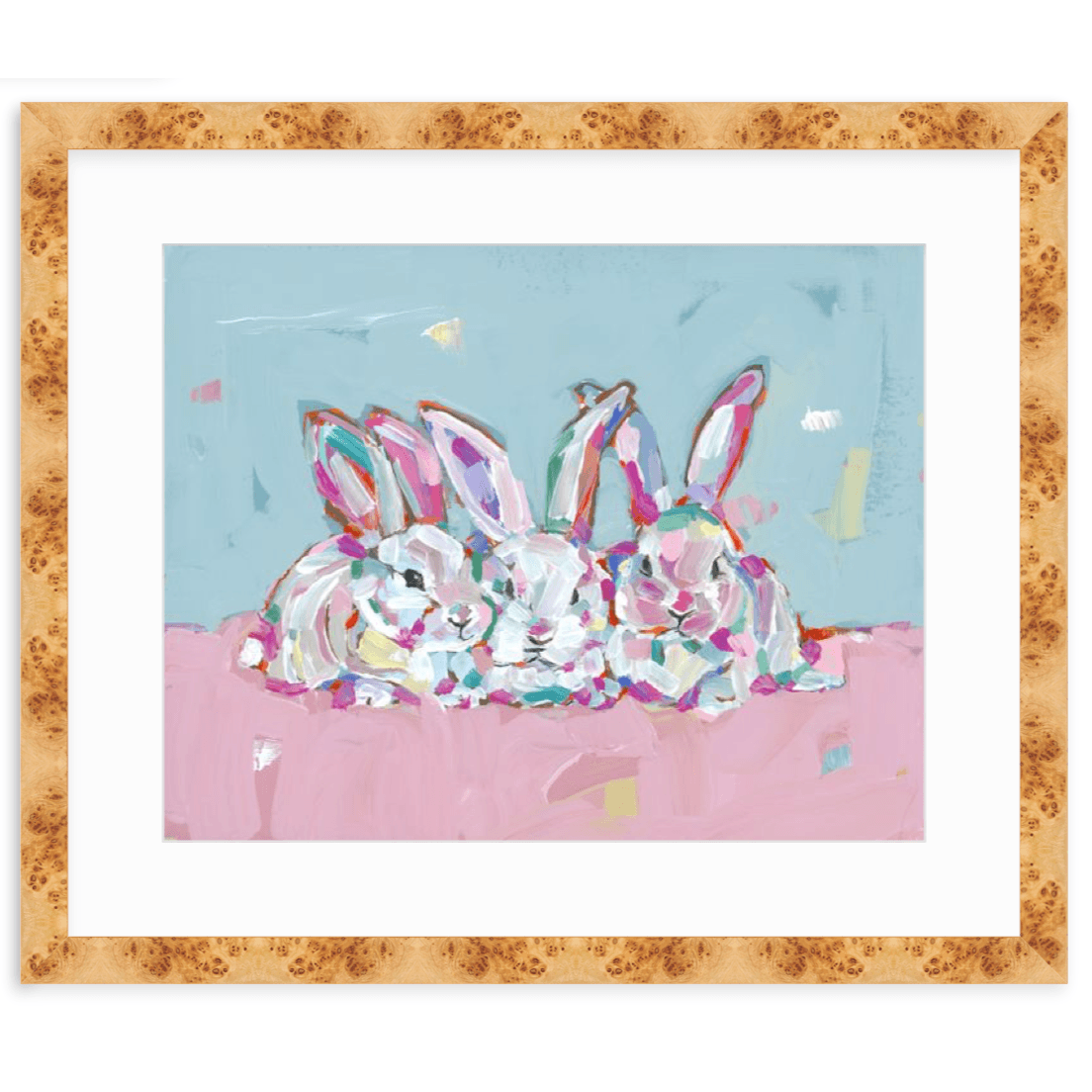 Hip Hap Hop Bunnies Fine Art Print