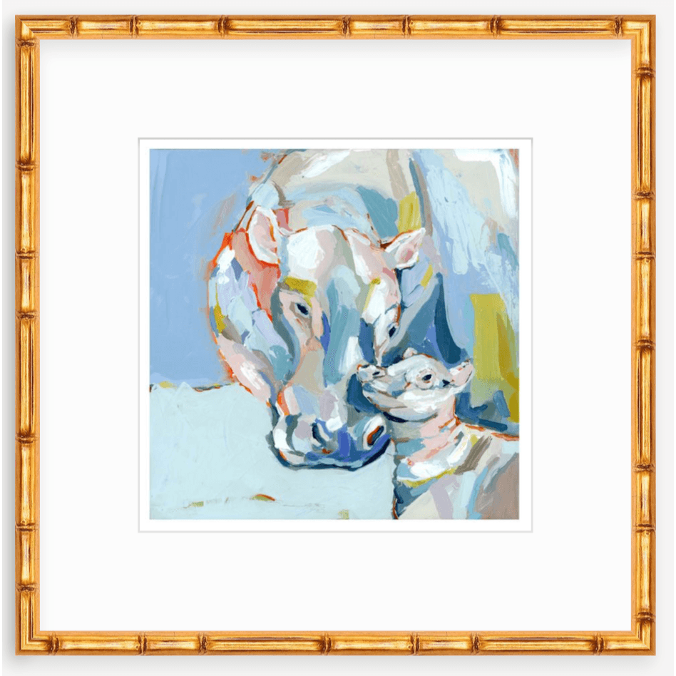 Hippo Love Fine Art Print
