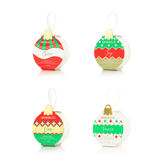 a group of christmas ornaments