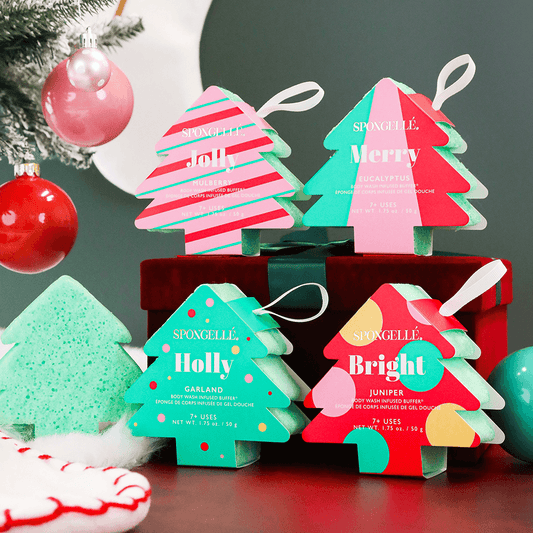 a group of christmas ornaments on a table