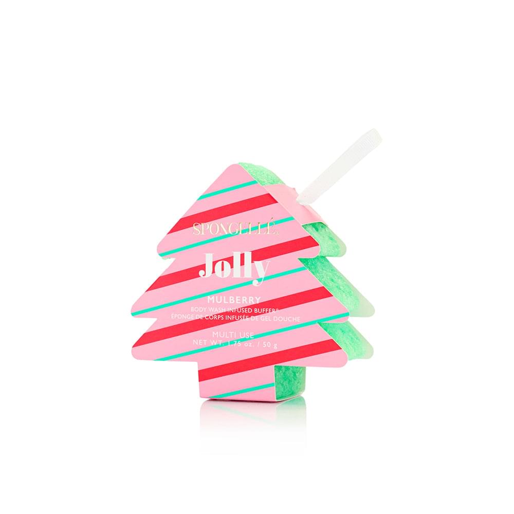 a green and pink candy in a shape of a tree