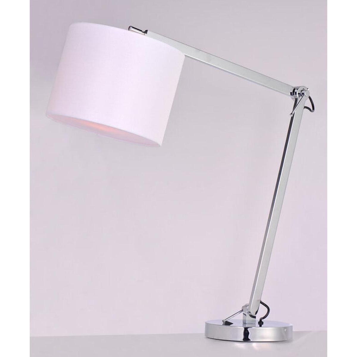 Hotel 19"H 1-Light LED Table Lamp Light Fixture Polished Chrome Finish by Maxim