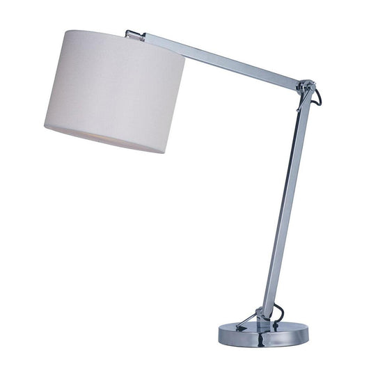 Hotel 19"H 1-Light LED Table Lamp Light Fixture Polished Chrome Finish by Maxim