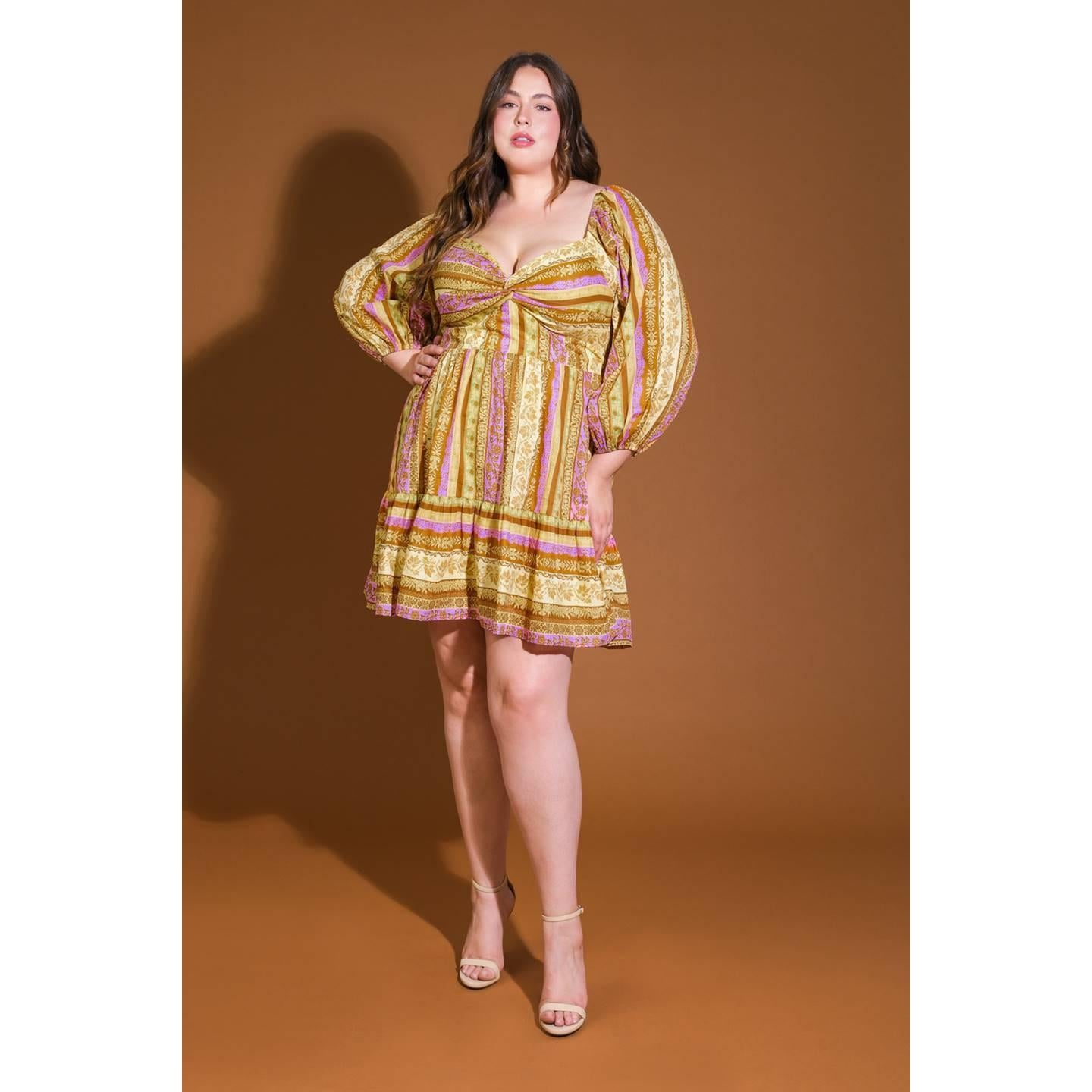 ALL MY PRIDE WOVEN MINI DRESS