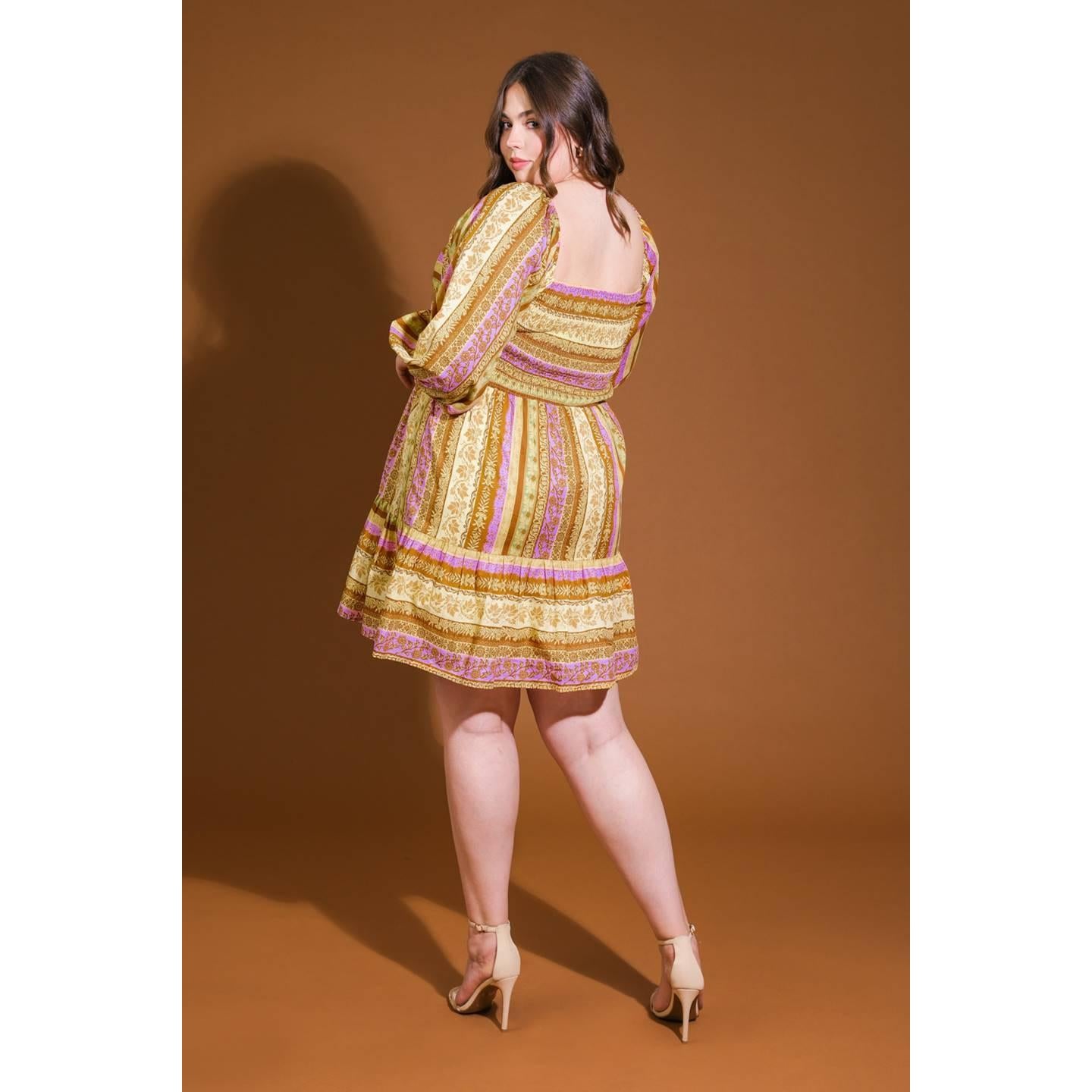 ALL MY PRIDE WOVEN MINI DRESS
